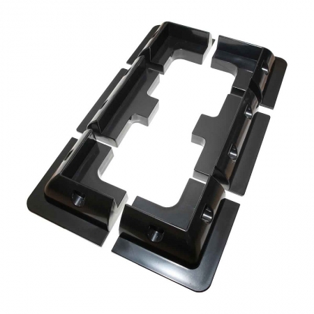 Supports de montage de panneaux solaires en plastique moulés par injection plastique