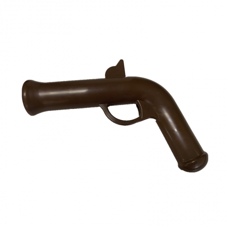 Moule d'injection de pistolet LEGO en plastique marron
