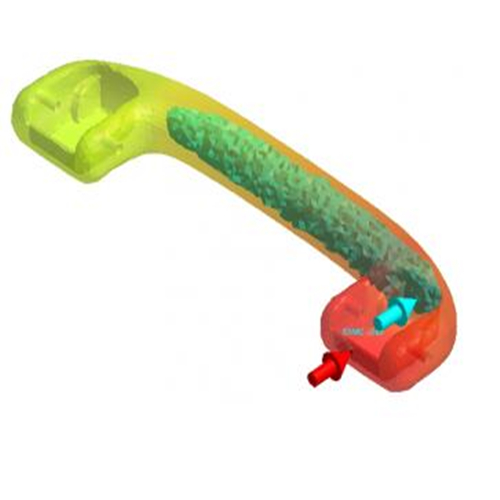 moule à injection assistée par gaz